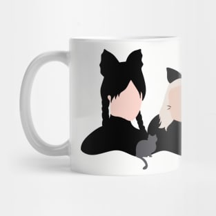 The black cats - Wednesday and enid Mug